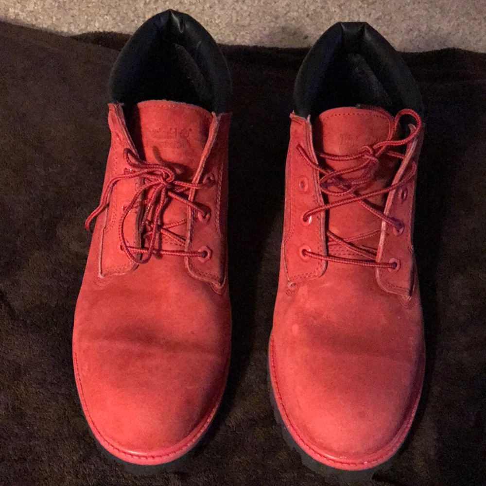 Red Mens Timberland Boots